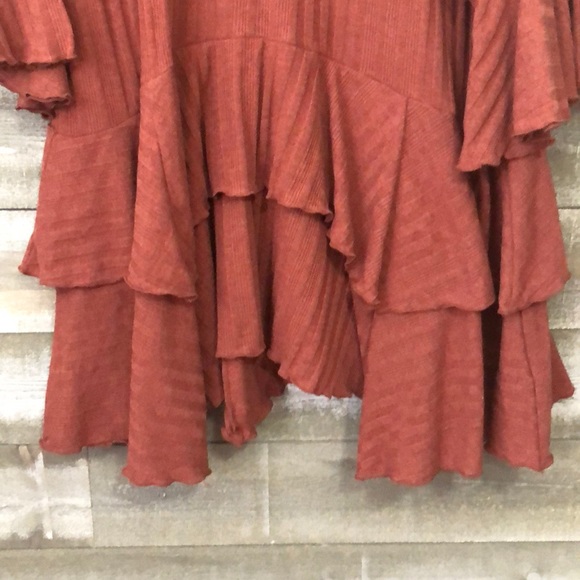 Free People Tunic Dress! Like New, color brick! - Picture 6 of 8